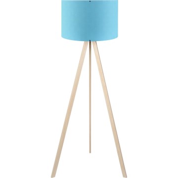 Lampada da terra AYD 1xE27/40W/230V blu/beige
