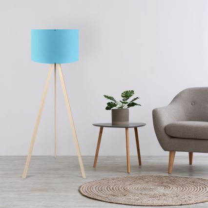 Lampada da terra AYD 1xE27/40W/230V blu/beige