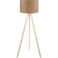 Lampada da terra AYD 1xE27/40W/230V marrone/beige