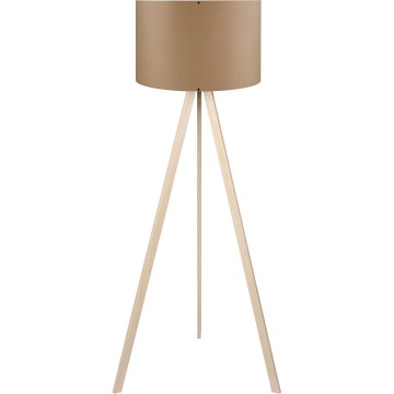 Lampada da terra AYD 1xE27/40W/230V marrone/beige