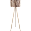 Lampada da terra AYD 1xE27/40W/230V marrone/beige