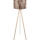 Lampada da terra AYD 1xE27/40W/230V marrone/beige