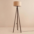 Lampada da terra AYD 1xE27/40W/230V marrone/beige