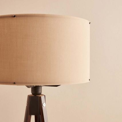 Lampada da terra AYD 1xE27/40W/230V marrone/beige