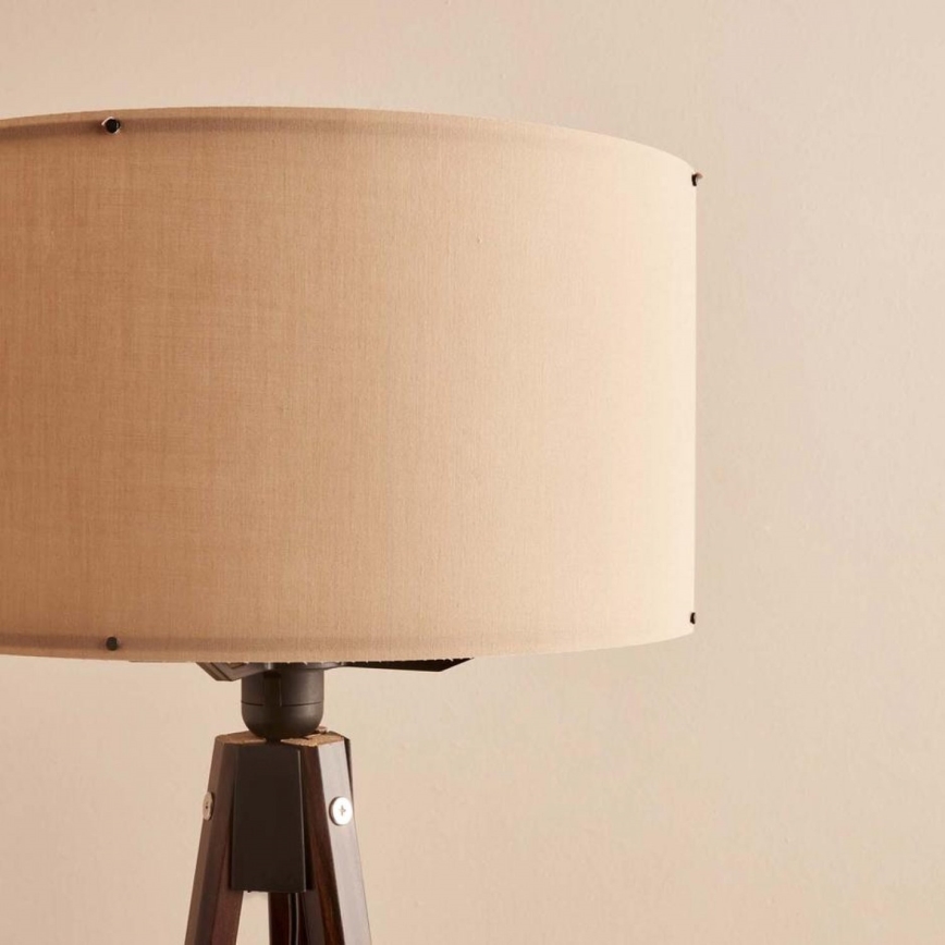Lampada da terra AYD 1xE27/40W/230V marrone/beige