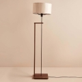 Lampada da terra AYD 1xE27/40W/230V marrone/beige