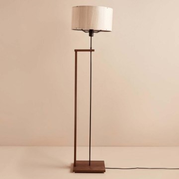 Lampada da terra AYD 1xE27/40W/230V marrone/beige