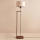 Lampada da terra AYD 1xE27/40W/230V marrone/beige