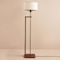 Lampada da terra AYD 1xE27/40W/230V marrone/bianca