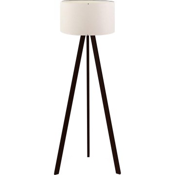 Lampada da terra AYD 1xE27/40W/230V marrone/bianca