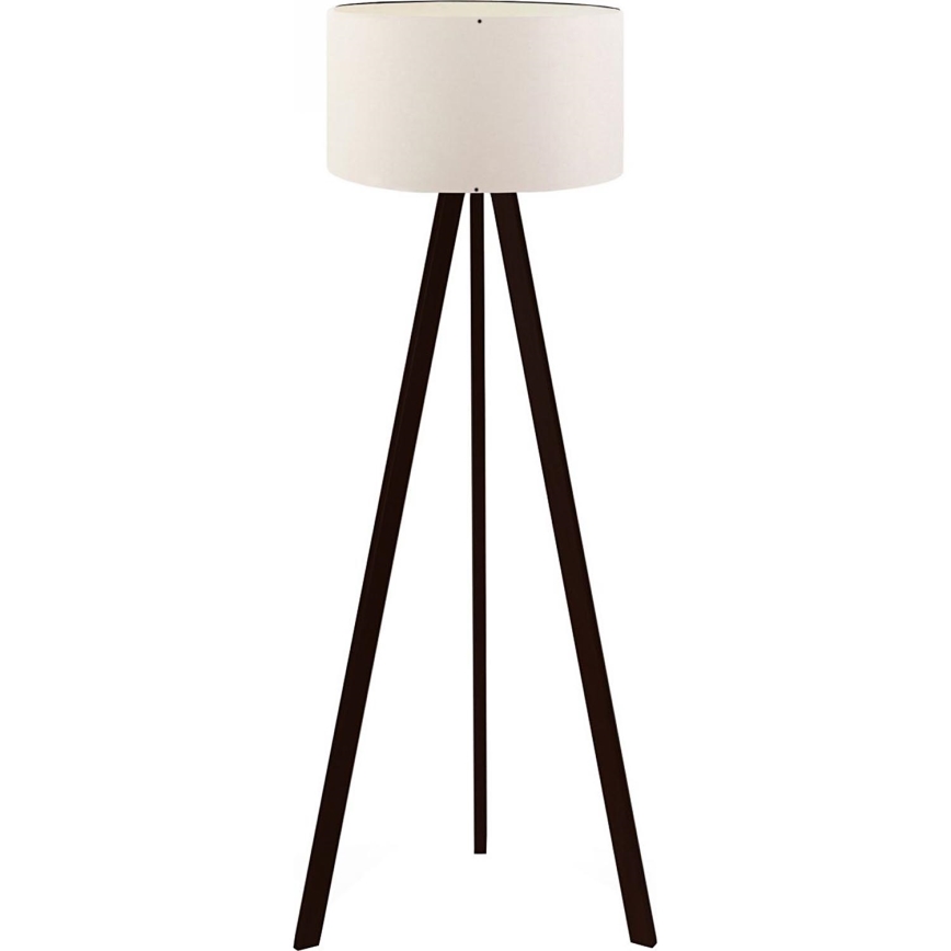 Lampada da terra AYD 1xE27/40W/230V marrone/bianca