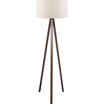 Lampada da terra AYD 1xE27/40W/230V marrone/crema