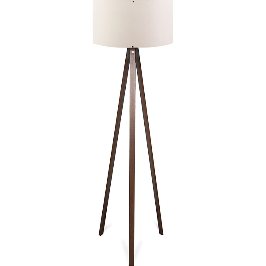 Lampada da terra AYD 1xE27/40W/230V marrone/crema