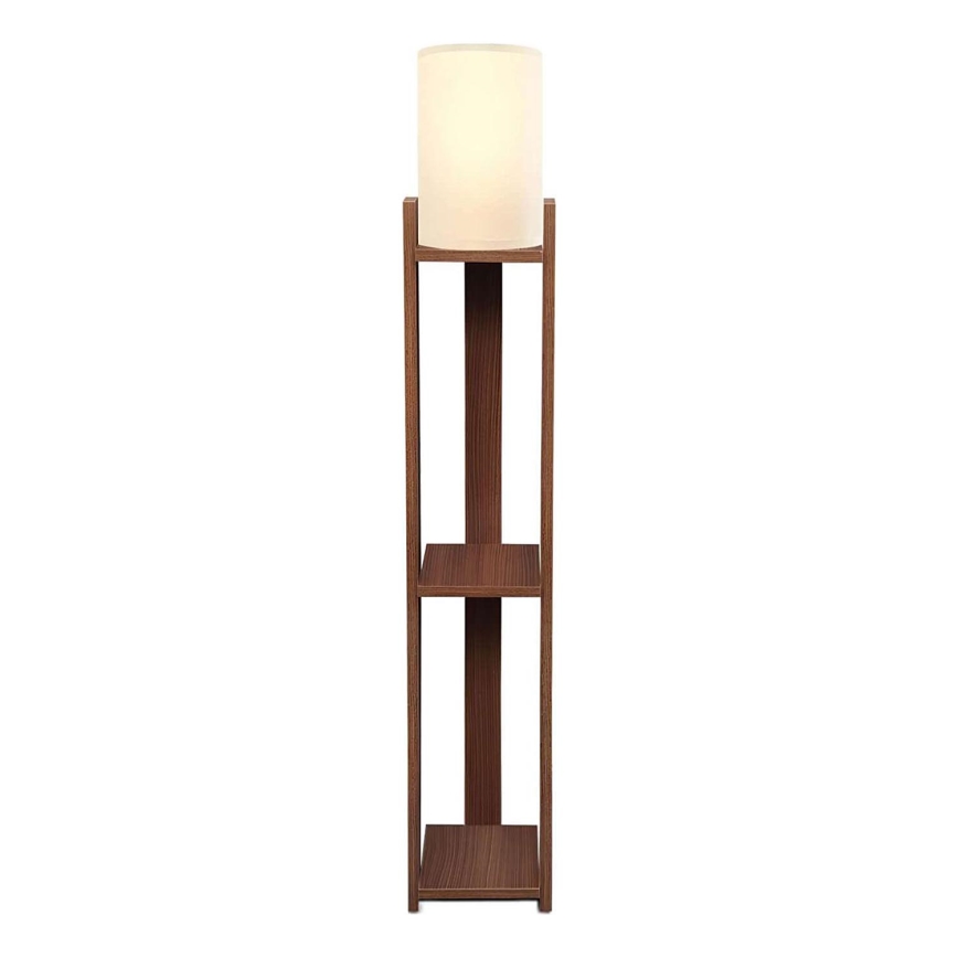 Lampada da terra AYD 1xE27/40W/230V marrone/crema