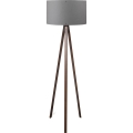Lampada da terra AYD 1xE27/40W/230V marrone/grigio