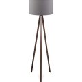 Lampada da terra AYD 1xE27/40W/230V marrone/grigio