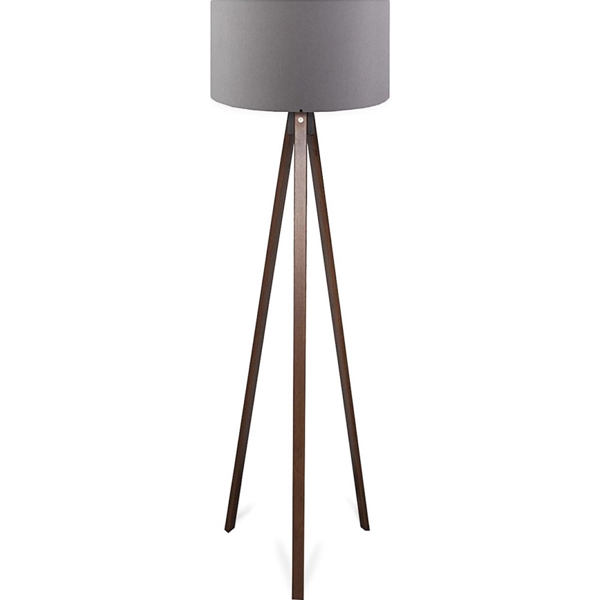 Lampada da terra AYD 1xE27/40W/230V marrone/grigio