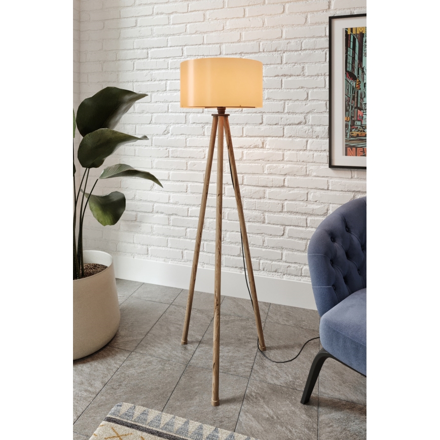 Lampada da terra AYD 1xE27/40W/230V marrone