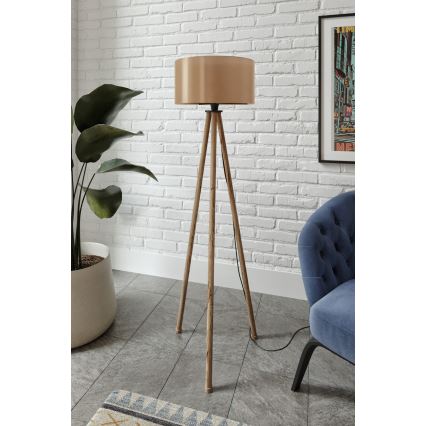 Lampada da terra AYD 1xE27/40W/230V marrone