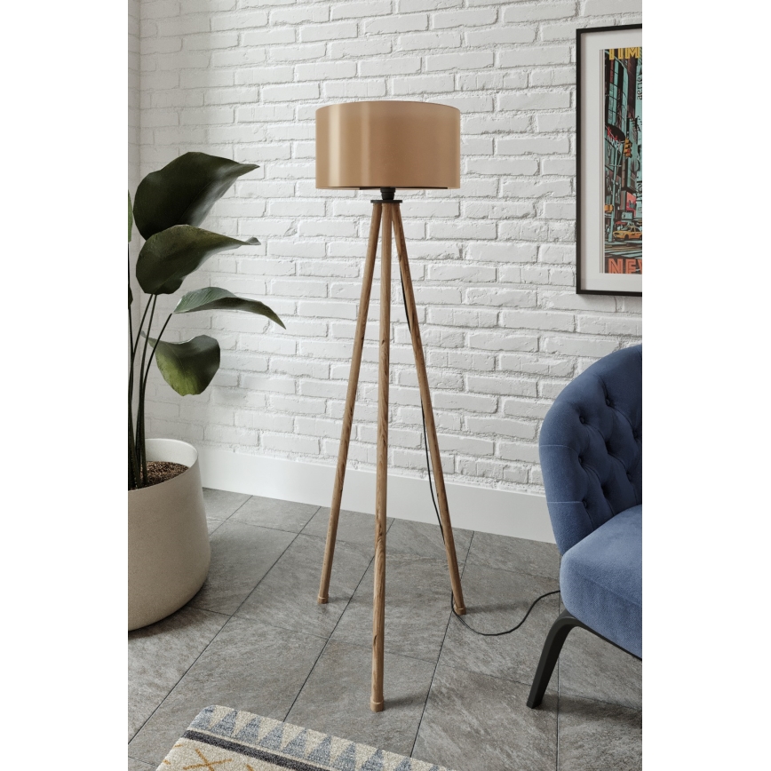 Lampada da terra AYD 1xE27/40W/230V marrone