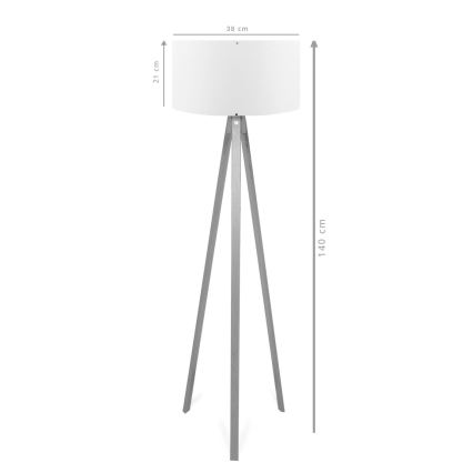 Lampada da terra AYD 1xE27/40W/230V marrone