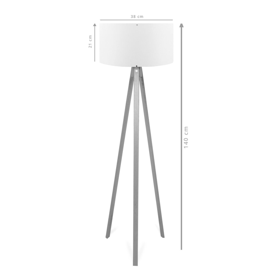 Lampada da terra AYD 1xE27/40W/230V marrone