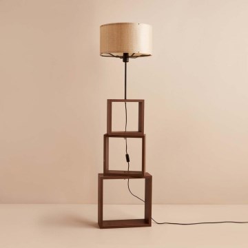 Lampada da terra AYD 1xE27/40W/230V marrone