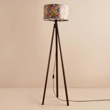 Lampada da terra AYD 1xE27/40W/230V marrone/multicolore