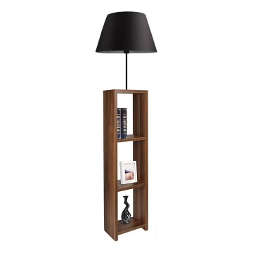 Lampada da terra AYD 1xE27/40W/230V marrone/nera