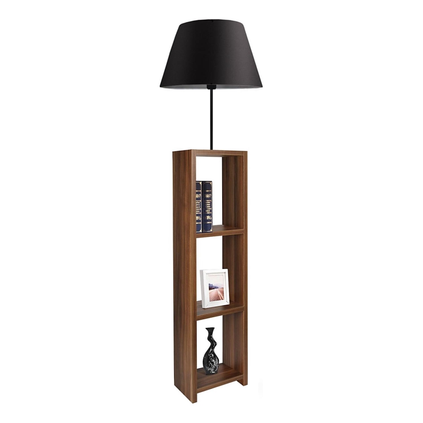 Lampada da terra AYD 1xE27/40W/230V marrone/nera