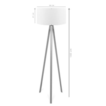 Lampada da terra AYD 1xE27/40W/230V marrone/verde