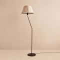 Lampada da terra AYD 1xE27/40W/230V nera/beige