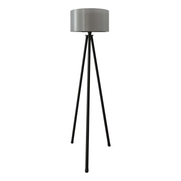 Lampada da terra AYD 1xE27/40W/230V nera/grigia