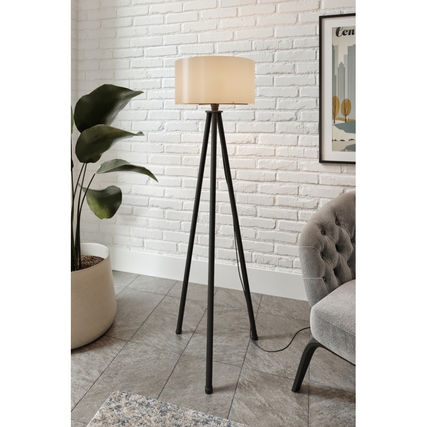 Lampada da terra AYD 1xE27/40W/230V nera/grigia