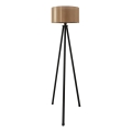 Lampada da terra AYD 1xE27/40W/230V nera/marrone