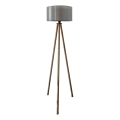 Lampada da terra AYD 1xE27/40W/230V nera/marrone