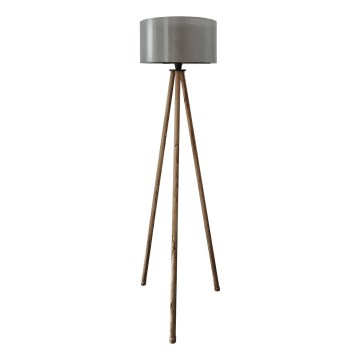 Lampada da terra AYD 1xE27/40W/230V nera/marrone