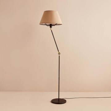 Lampada da terra AYD 1xE27/40W/230V nera/marrone