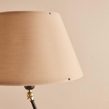 Lampada da terra AYD 1xE27/40W/230V nera/marrone