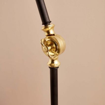 Lampada da terra AYD 1xE27/40W/230V nera/marrone