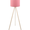Lampada da terra AYD 1xE27/40W/230V rosa/beige