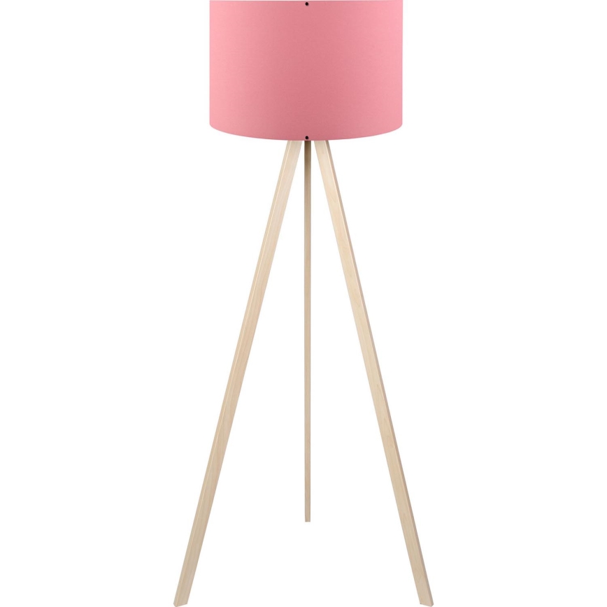 Lampada da terra AYD 1xE27/40W/230V rosa/beige