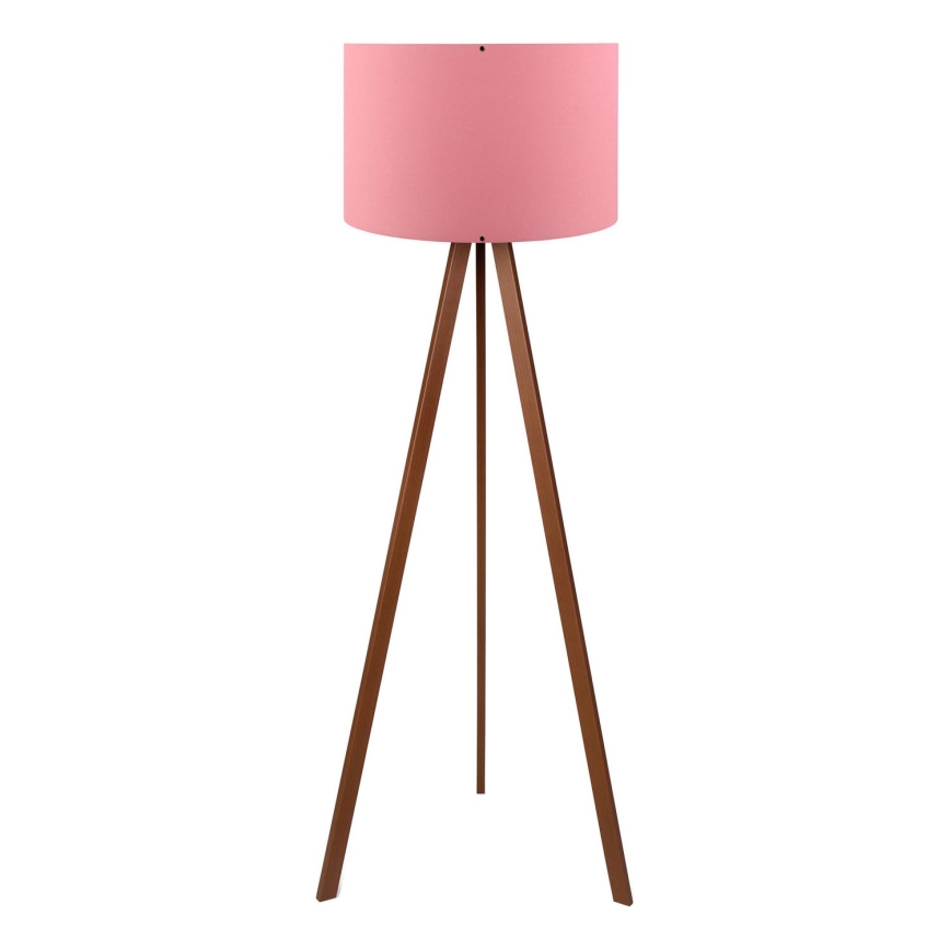 Lampada da terra AYD 1xE27/40W/230V rosa/marrone
