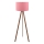 Lampada da terra AYD 1xE27/40W/230V rosa/marrone