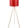 Lampada da terra AYD 1xE27/40W/230V rossa/beige