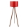Lampada da terra AYD 1xE27/40W/230V rossa/marrone