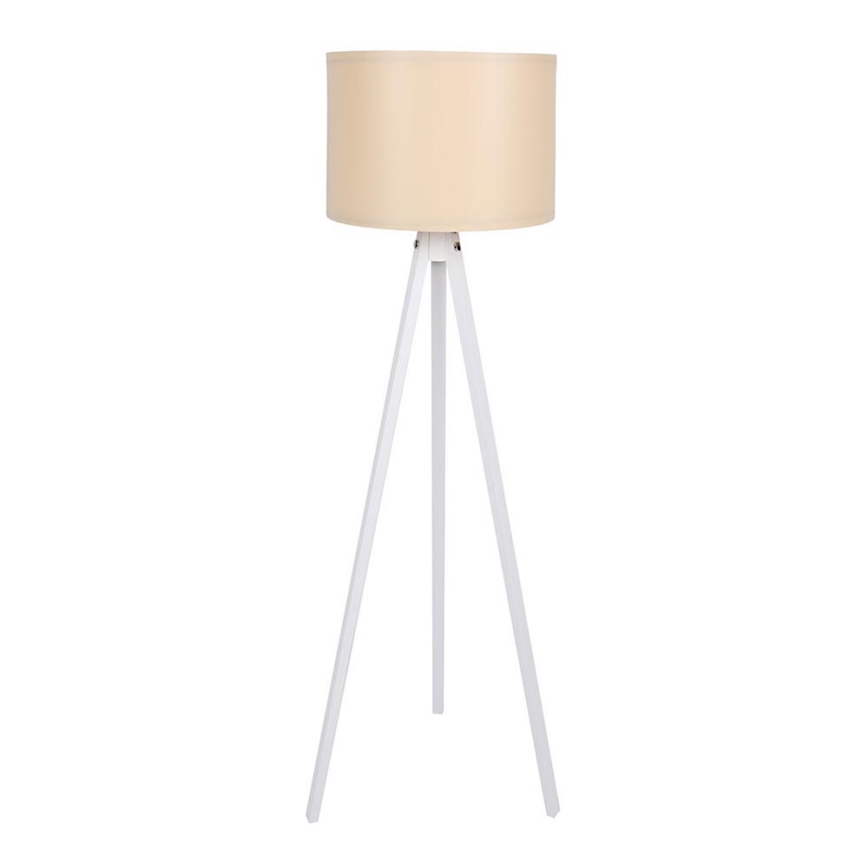 Lampada da terra AYD 1xE27/60W/230V beige/bianca