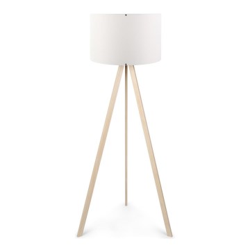 Lampada da terra AYD 1xE27/60W/230V bianca/beige