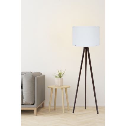 Lampada da terra AYD 1xE27/60W/230V bianco/marrone