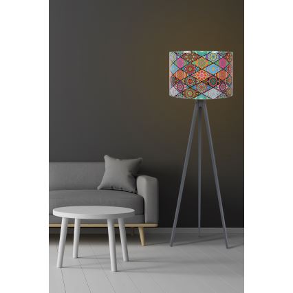 Lampada da terra AYD 1xE27/60W/230V multicolore/grigio